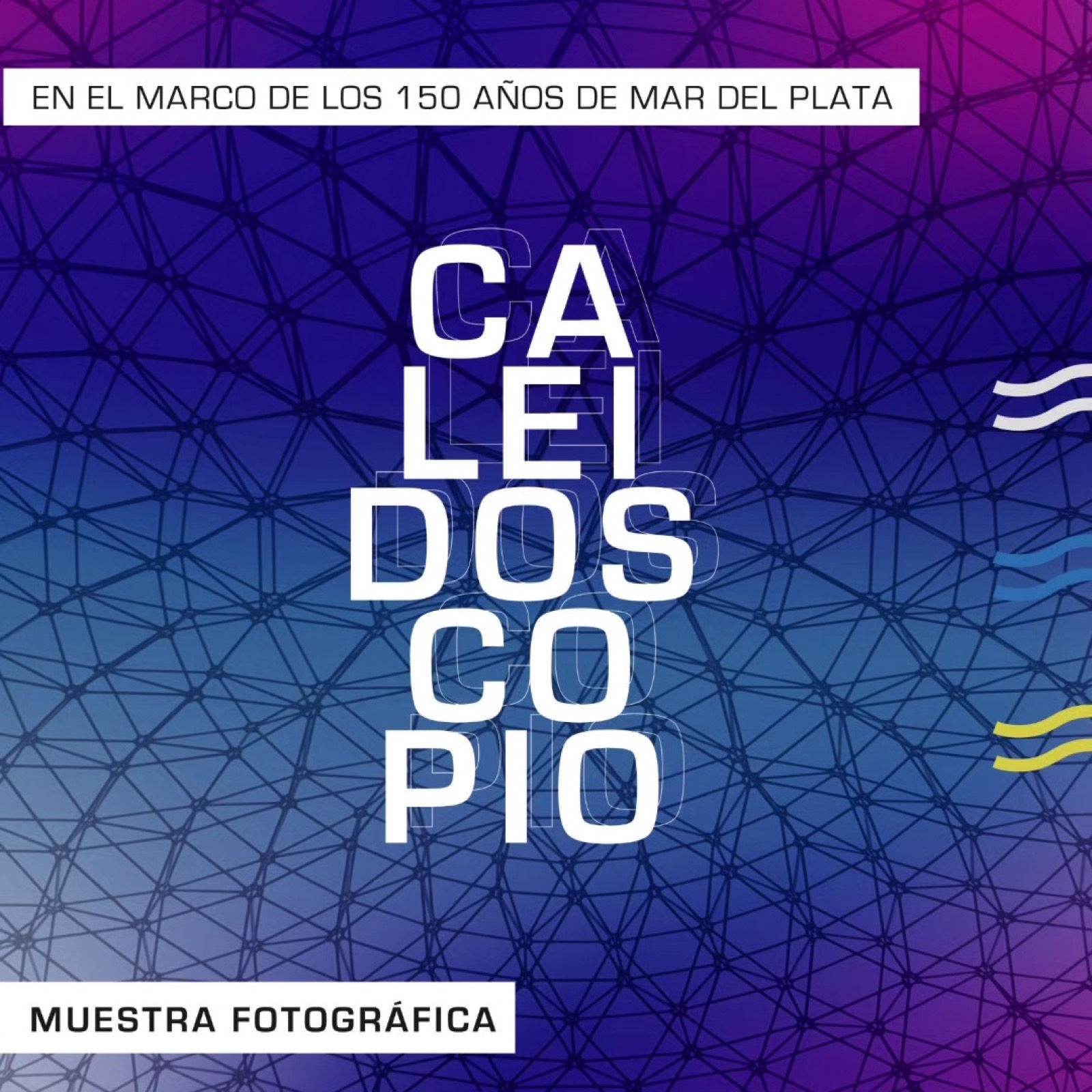 Flyer de la muestra Caleidoscopio en Vitto